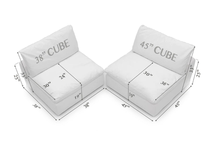 2 Cube Loveseat-Soulfa Home